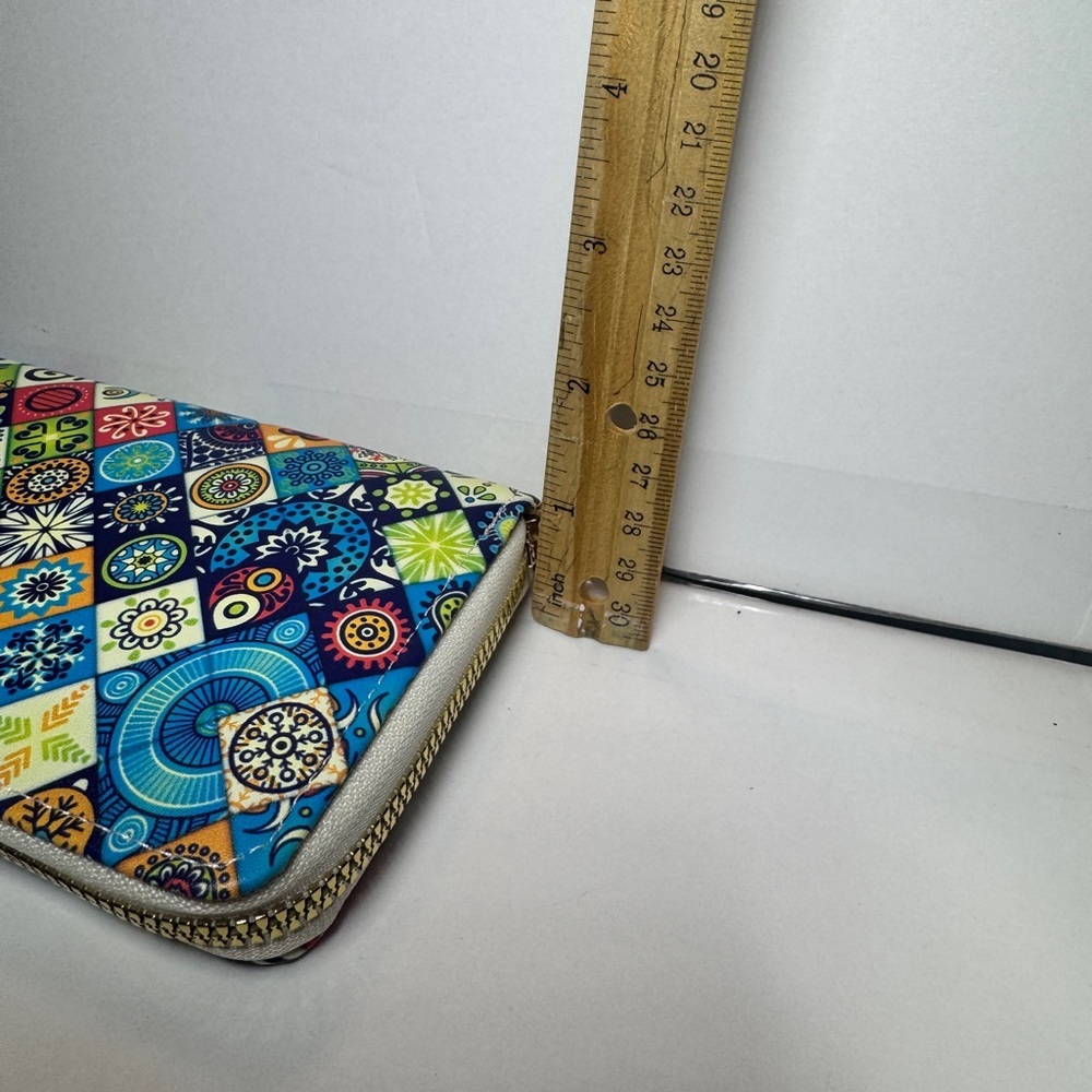 Multicolor Geometric Pattern Wallet - image 5
